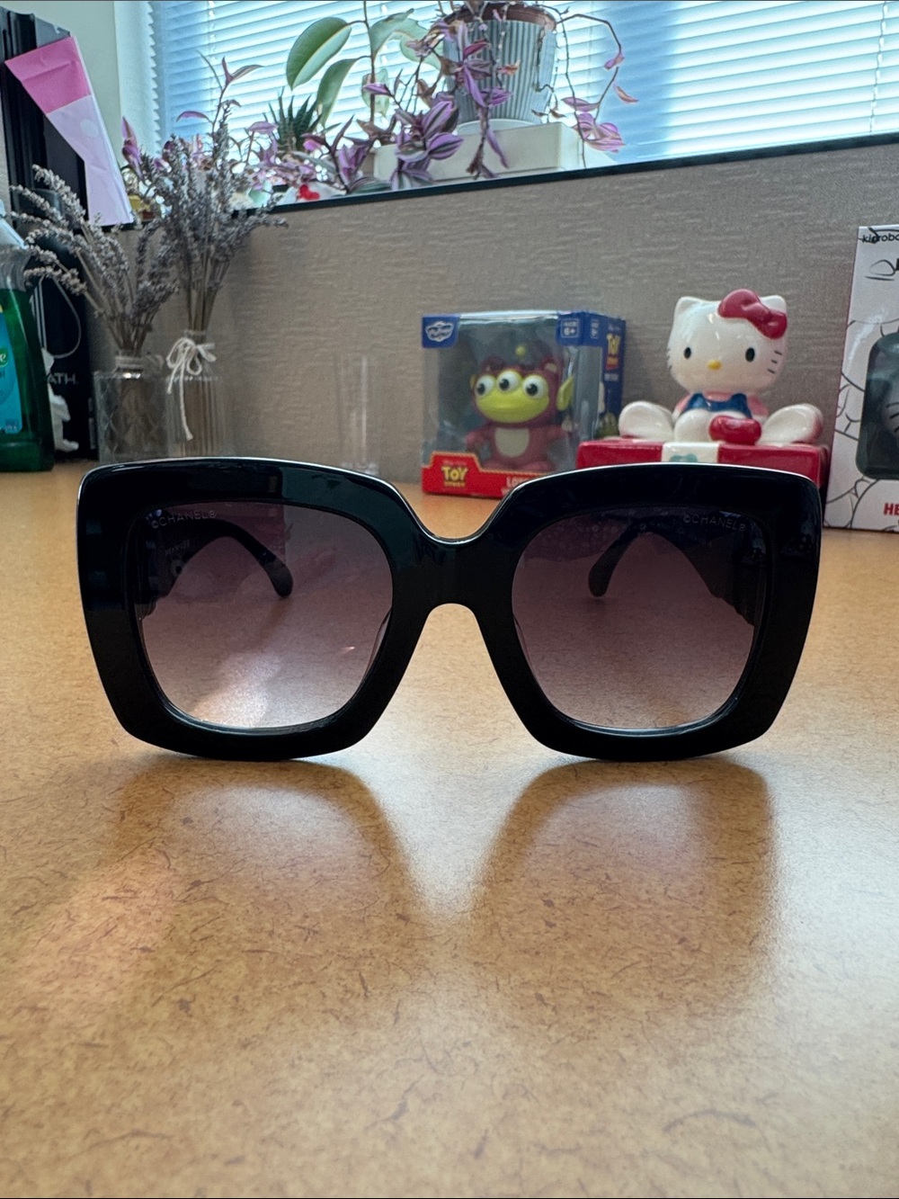 Chanel Oversized Square Women's Sunglasses - Black. Never used